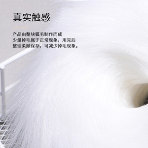 ปลั๊กโลหะสำหรับทวารหนัก หางจิ้งจอก สีขาว ของเล่นกระตุ้นสำหรับผู้ใหญ่ ขยายรูทวารหนัก - Product Image 5