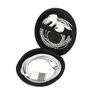 Étui pour écouteurs portable, étanche et antichoc en EVA, marque GAODA, certifié RoHS, avec porte-clés, petit gadget de voyage, personnalisable en couleur/logo