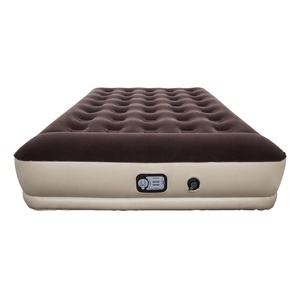 <span class=keywords><strong>Inflable</strong></span> Flocado de tamaño completo cama de aire incorporado bomba de colchón de aire Doble - Product Image 3
