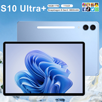 Nuevo Modelo Tab S10 Ultra 5G, Tablet Android con Pantalla Capacitiva de 11 Pulgadas, 16GB+1TB, 8800mAh, Desbloqueado para Uso Empresarial, Procesador MTK