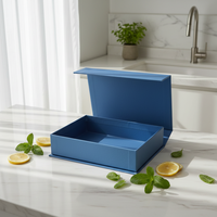 Boîtes d'emballage en carton rigide recyclées et biodégradables, personnalisables et écologiques, fermeture magnétique pour cosmétiques de haute qualité