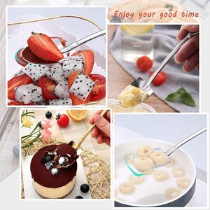 Cuchara Pequeña en Forma de Pala, Mini Cuchara Creativa para Té, Café, Hielo y Postre, Juego de Cubiertos de Acero Inoxidable - Product Image 5