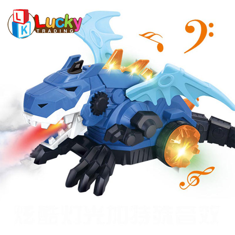 2022 новый дизайн Обучающие электрические пульты дистанционного управления распылитель динозавр игрушки с холодным светом и музыкой