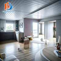 Casa Prefabricada Económica de 20 pies/40 pies, Casa Pequeña Prefabricada en China