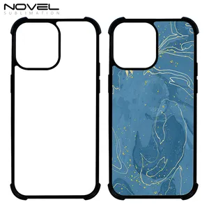 Custom Blank 2D TPU PC Anti-fall 4 Corner Sublimation Phone Case Protector Cover For Iphone 14/ 14Max/ 14 Pro/14 Pro Max