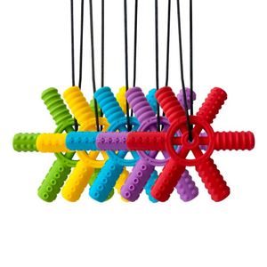 Nuevo Diseño de Juguetes Sensoriales Masticables Personalizados para Niños Autistas con TDAH, Mordedor de Silicona para Bebés, Juguete Suave No Tóxico WoXing 0-4 - Product Image 3