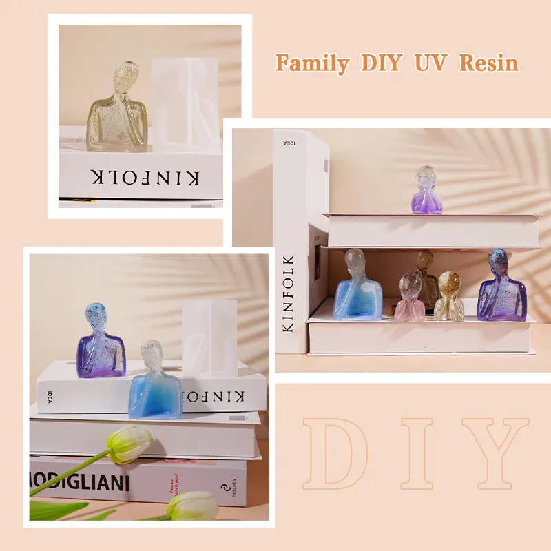 R S Unhas 500g Resina UV DIY Família Resina UV Macia transparente