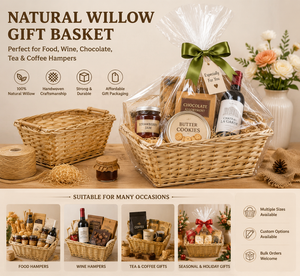 Panier-cadeau <span class=keywords><strong>de</strong></span> pique-nique <span class=keywords><strong>en</strong></span> saule naturel fait main JY, panier alimentaire multi-tailles, emballage <span class=keywords><strong>de</strong></span> Noël <span class=keywords><strong>en</strong></span> osier, cadeau d'entreprise <span class=keywords><strong>en</strong></span> <span class=keywords><strong>gros</strong></span> - Product Image 1