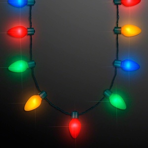 Collier lumineux LED DAMAI pour Noël, avec ampoules pour fêtes de fin d'année, 9 ampoules LED, accessoires pour pulls de Noël (lot de 2) - Product Image 4
