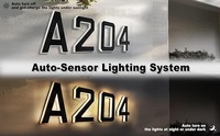 Lumière solaire LED pour numéro de maison, numéro de rue, panneau lumineux mural pour allée, entrée de garage, villa, hôtel, parc, place publique