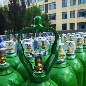 Cilindro de Gas Argón de 50L 150 bar de Alta Calidad, Estándar ISO DOT, Cilindro de Gas Argón de Gran Tamaño - Product Image 1