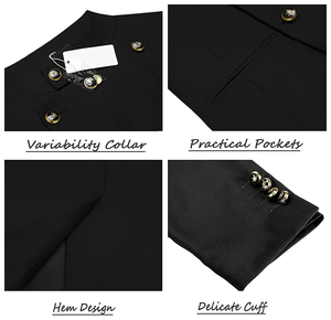 Chaquetas Steampunk medievales para <span class=keywords><strong>hombre</strong></span>, chaqueta Retro Vintage gótica, abrigo victoriano, disfraz de actuación para <span class=keywords><strong>Halloween</strong></span>, <span class=keywords><strong>2022</strong></span> - Product Image 4