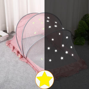 Zanzariera pieghevole luminosa per bambini, copertura pieghevole per zanzariera per neonati, lettino per bambini, yurt per neonati, transfrontaliero - Product Image 3