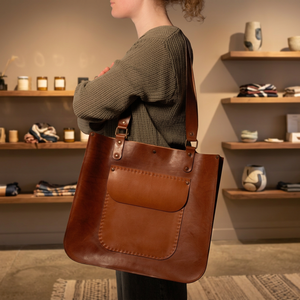 Bolso de Mano de Cuero Genuino para Mujer a Precio Razonable, con Cremallera Personalizada, Correa de Hombro Cruzada, Ligero, Plegable y de Gran Capacidad - Product Image 1