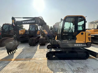Excavatrice sur chenilles neuve HX60G de 6 tonnes, mini pelle de 0,21 m3, mini excavatrice de 36,2 kW avec pièces de rechange