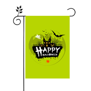 Bandera Vertical de arpillera de doble cara para decoración de jardín, producto promocional, feliz Halloween - Product Image 1