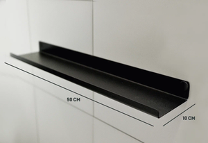 מדף קומפקטי <span class=keywords><strong>3</strong></span> קומות 50*10*<span class=keywords><strong>3</strong></span>.5 ס\\\"מ, ארגונית מסוגננת ומרווחת לחדר אמבטיה או שירותים, במחיר סיטונאי ישירות מהיצרן - Product Image 4