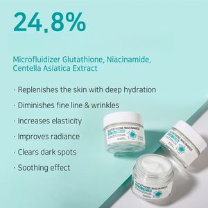 Crème Visage Coréenne Centella <span class=keywords><strong>Anti</strong></span>-Âge et <span class=keywords><strong>Anti</strong></span>-Rides 2025 au Glutathion et Niacinamide pour un Teint Éclatant - Product Image 2