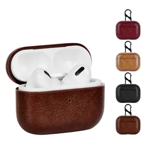 three generation earphone Genuine Leather cover for Apple airpods 3  protective case storage case airpods pro 2nd protective case - AliExpress