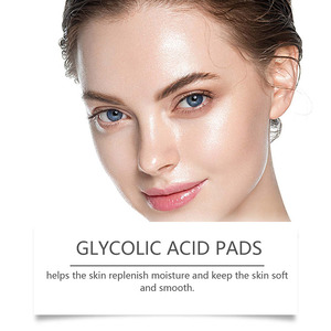 Étiquetage privé 60 tampons <span class=keywords><strong>acide</strong></span> <span class=keywords><strong>glycolique</strong></span> exfoliant peau Peeling Anti-acné nettoyant coton tampons <span class=keywords><strong>masque</strong></span> - Product Image 5