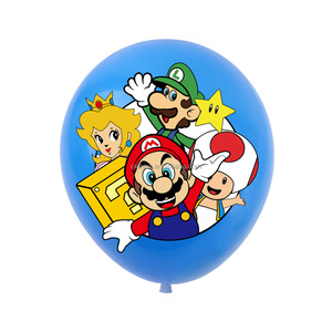 Bonito cumpleaños de los niños <span class=keywords><strong>Mario</strong></span> telón de fondo Banner Cake Topper globos <span class=keywords><strong>Mario</strong></span> <span class=keywords><strong>Bros</strong></span> suministros de fiesta de cumpleaños favores decoraciones - Product Image 5