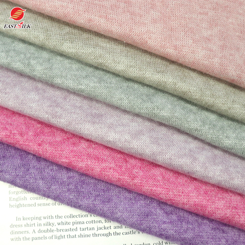 China Rayon Plain Manufacturer Viscose Knitting Cashmere Ivory Sweater Fabric Nylon Polyamide Fabric and Textiles for Clothing