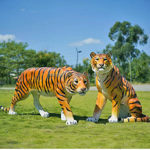 Full Size Life Like Bengal Tiger Statue