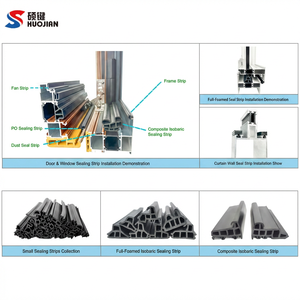 Perfil de <span class=keywords><strong>Goma</strong></span> EPDM Extruido para Sistemas de Puertas y Ventanas Corredizas con Marco de <span class=keywords><strong>Aluminio</strong></span> - Product Image 4
