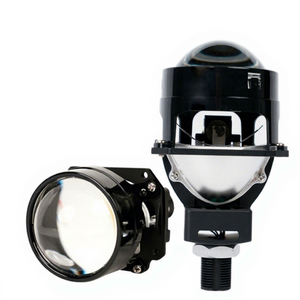 Nuevo Faro Delantero LED para Automóvil, Lente Doble de 2.5 Pulgadas, Haz de Luz Dual, H4, 56W, 30000Lm, 6000K, 12V, Actualización Retrofit, Ajuste Universal - Product Image 1
