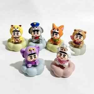 Nouvelle figurine rotative Crayon Shin-chan de la série Cartoon Zoo2 Crazy Animal City, jouet pour enfants, cadeau - Product Image 5