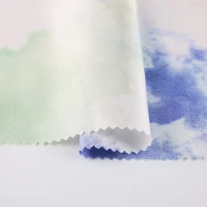 Tela Tejida 100% Poliéster con <span class=keywords><strong>Estampado</strong></span> Digital, Satén Raso con Volantes, para Vestido o Blusa - Product Image 2