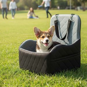 Siège de <span class=keywords><strong>voiture</strong></span> pour animaux de compagnie, protecteur de siège, nid en éponge, sécurité, antidérapant, matelassé en diamant, installation facile, siège de <span class=keywords><strong>voiture</strong></span> pour <span class=keywords><strong>chien</strong></span> - Product Image 3