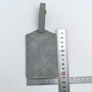 Etiqueta de <span class=keywords><strong>equipaje</strong></span> de cuero PU con logotipo personalizado o estampado en lámina plateada o dorada, bajo MOQ, <span class=keywords><strong>para</strong></span> venta al por mayor o personalizada, <span class=keywords><strong>para</strong></span> viajes - Product Image 5