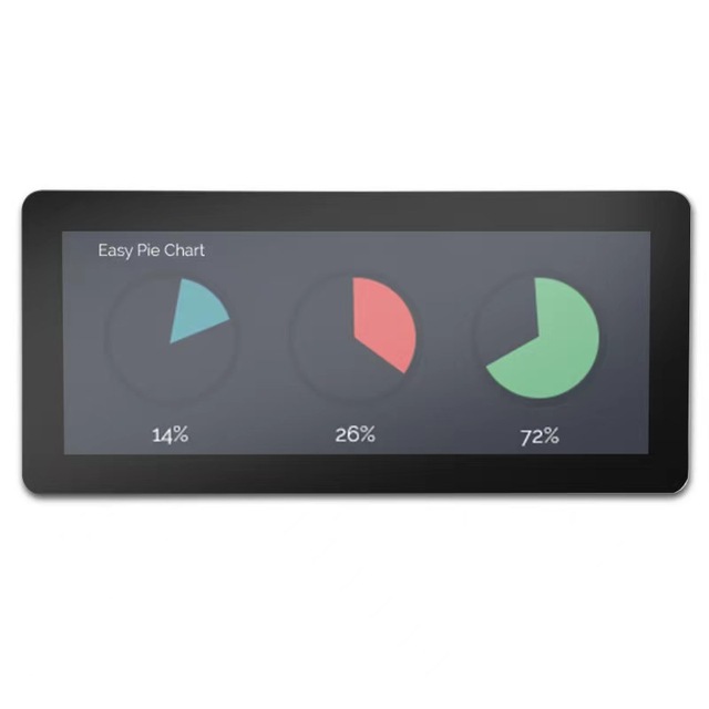 Automobile Grade 12.3 Inch Bar Type IPS Screen 1920x720 LVDS Interface 1000nits With CapacitiveTouch TFT LCD Display Module