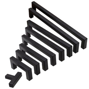 Factory Custom Modern Furniture Handles Square Stainless Steel Furniture Cabinet <strong>Door</strong> Drawer Handle - Product Image 5