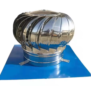 Easy Retrofit Natural Ventilation Upgrades for <strong>Old</strong> Industrial Building Roofs Roof Turbine Ventilator - Product Image 3