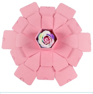<span class=keywords><strong>Album</strong></span> <span class=keywords><strong>Photo</strong></span> Scrapbook fait à la main, 3d, cadeau d'anniversaire, personnalisé, boîte <span class=keywords><strong>Surprise</strong></span> hexagonale en papier - Product Image 3
