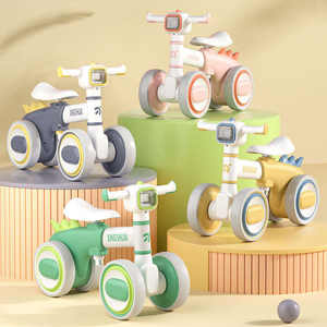 批发可爱恐龙设计无踏板平衡车儿童骑行玩具摇摆滑梯骑乘车儿童音乐平衡车 - Product Image 5