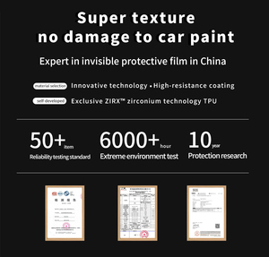 Películas Protectoras Antiarañazos para Automóviles ZIRUI Rock Grey, 7.5 Mil, Calidad Premium, PPF, 6 Años <span class=keywords><strong>de</strong></span> Garantía, Protección UV, TPU Más Vendida - Product Image 5