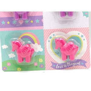 Soododo, fournisseur d'usine, ensemble de papeterie personnalisée, gomme à crayon <span class=keywords><strong>licorne</strong></span> mignonne, gommes personnalisées créatives pour enfants - Product Image 6