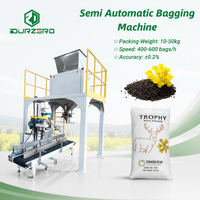 Máquina semiautomática para ensacar semillas de colza de 10-50 kg, máquina de ensacado de semillas oleaginosas, máquina de pesaje, llenado y cosido de semillas de cultivos oleaginosos con PLC