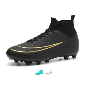 2023 scarpe da calcio all'ingrosso Air Zoom Full Knitted Waterproof Superfly Ix 9 Fg 39-45 scarpe da calcio-tacchetti da calcio arancioni