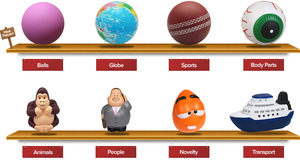 Pelota Antiestrés de PU Suave con Rayas, Mini, Personalizable en Tamaño, Logotipo y Forma, para Aliviar la Ansiedad, en Promoción - Product Image 6