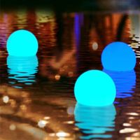 Lámpara LED Esférica Colgante para Exteriores, Impermeable IP65, de Plástico, Flotante, Decorativa para Piscina, Jardín y Borde de Piscina