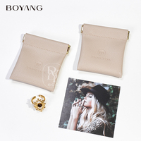 Sac d'emballage pour bijoux en cuir PU de luxe avec cordon de serrage et logo personnalisé Boyang
