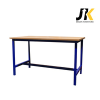 Table de travail rectangulaire simple pour étude à domicile ou chambre d'adulte ou bureau à outils