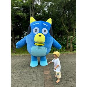 Disfraces de Mascota Inflables de Perros <span class=keywords><strong>Bluey</strong></span> de Venta Directa de Fábrica Hengyue para Publicidad, Ropa de Mascota de Perro Azul Bingo de Alta Calidad - Product Image 2