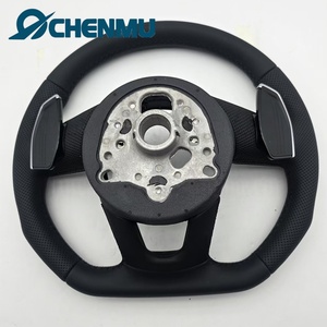 Volant en cuir véritable personnalisé pour <span class=keywords><strong>Audi</strong></span> <span class=keywords><strong>RS</strong></span> <span class=keywords><strong>A3</strong></span> A4 A5 A6 C7 B8 R8 S3 S4 S5 Q3 Q5 Q7 A7 S7, prêt à l'emploi, haute qualité - Product Image 6