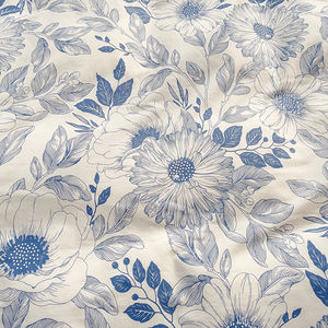 Parure de lit en sergé 100 % coton, imprimé floral frais, double face, housse de <span class=keywords><strong>couette</strong></span> respirante et douce pour la peau, pour la maison, la chambre et le dortoir - Product Image 4