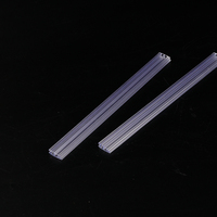 Matériau profilé extrudé transparent en PVC, profilé extrudé en PVC souple et dur résistant à la chaleur, produit extrudé en PVC